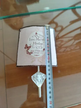 Colgador Vintage con Cristal