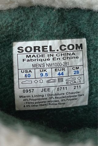 Botas Sorel Caribou Talla 44 Impermeables