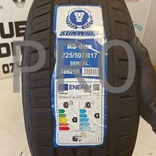 JUEGO 2 NEUMATICOS 225/50 R17 SUNWIDE NUEVO