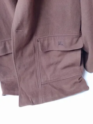 Abrigo Burberry Lana Camel Hombre