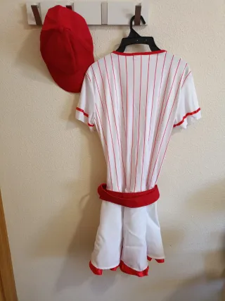 Disfraz chica béisbol talla única