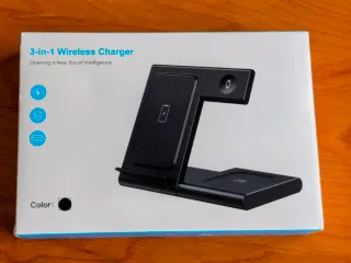 Cargador 3 en 1 Inalámbrico Rápido