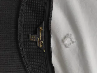 Vestido Largo Massimo Dutti Negro Talla M