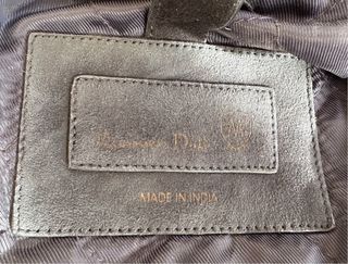 Chaqueta Ante Massimo Dutti Negra XL