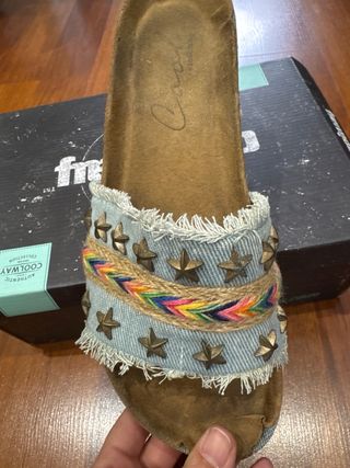 Sandalia Coolway plataforma estrellas