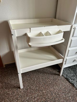 Cambiador bebé IKEA blanco