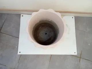 Macetas Modernas Hormigón Beige/rosa