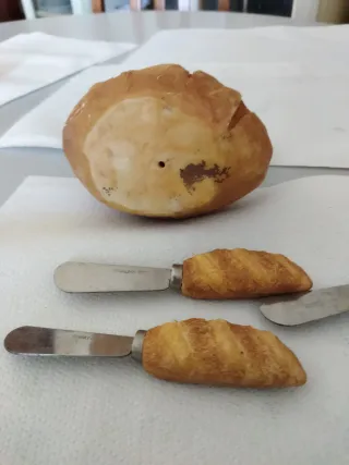 Set di 6 coltelli da pane vintage