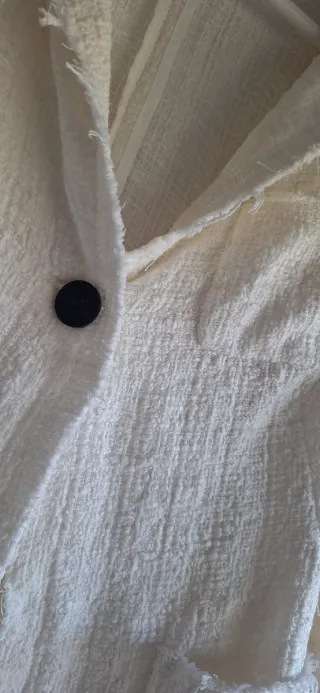 Chaqueta Purificación García Blanca