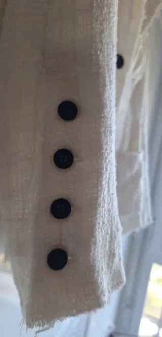 Chaqueta Purificación García Blanca