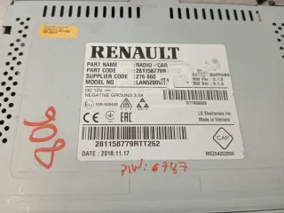 Pantalla Navegador GPS Renault Captur J5