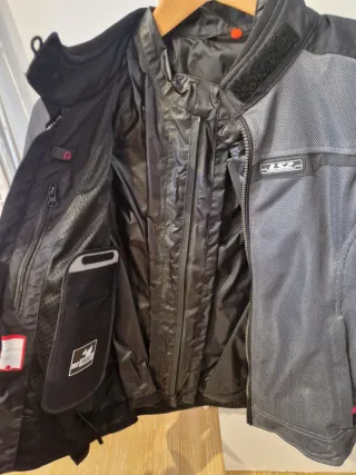 Chaqueta Moto Mujer LS2 Gris/Negra