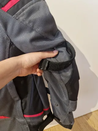 Chaqueta Moto Mujer LS2 Gris/Negra