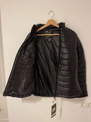 Abrigo plumas mujer nuevo con etiquetas