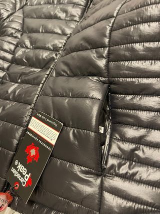 Abrigo plumas mujer nuevo con etiquetas