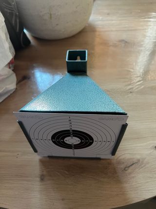 Diana Gamo recoge balines.