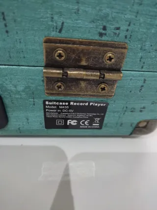 Giradischi vintage blu/verde