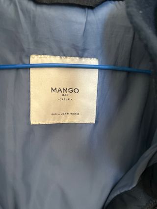 Cazadora Mango Hombre Azul Marino