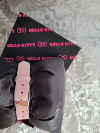 Reloj Hello Kitty Nuevo Rosa y Plateado