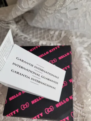 Reloj Hello Kitty Nuevo Rosa y Plateado