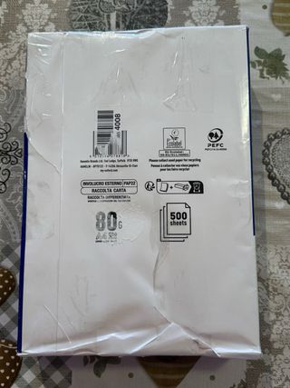 Paquete 500 folios Oxford Optik HD 80g