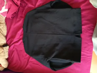 Sudadera Zara niña corazón negro