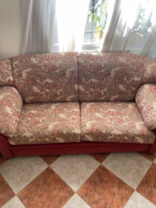 Sofá de 2 plazas estampado
