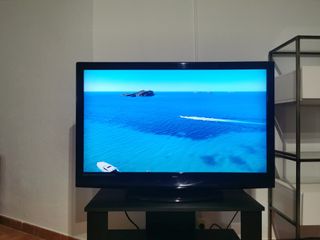 Televisor negro sin mando