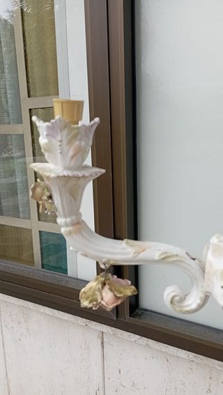 Lampadario Ceramica Bassano Vintage