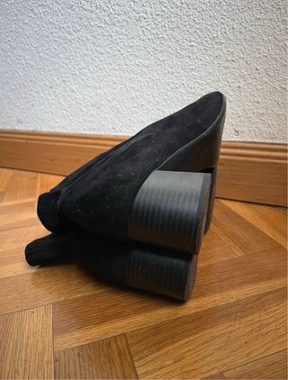 Botín calcetín negro