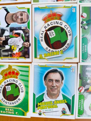 Lote 33 cromos Real Racing Club de Santander