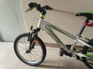 Bicicleta infantil WR1 con asiento rosa