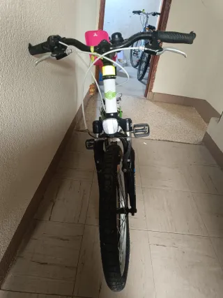 Bicicleta infantil WR1 con asiento rosa