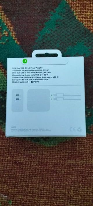 Super Cargador Apple 35W doble USB-C