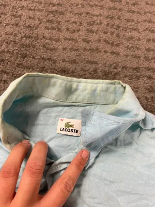 ¡¡OFERTA!! Talla L Camisa Lacoste Azul