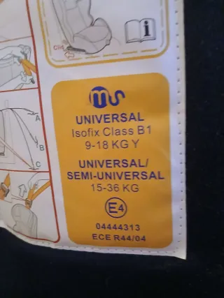 Silla de coche para bebé