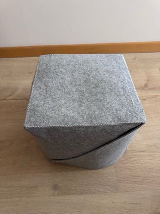 Cesto Pudda 28x28x23cm Gris