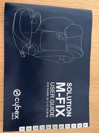 Silla coche Cybex Gold Solution M-FIX Negra