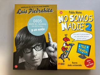 Libros humor Luis Piedrahita y Pablo Motos lote