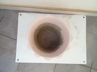 Macetas de hormigón modernas