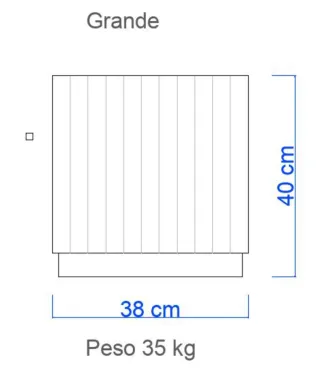 Macetas de hormigón modernas