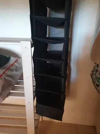 Colgador organizador de tela para armario