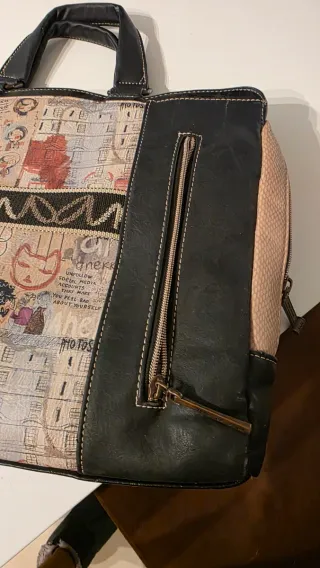 Maletín Anekke Original Negro Estilo Chicago