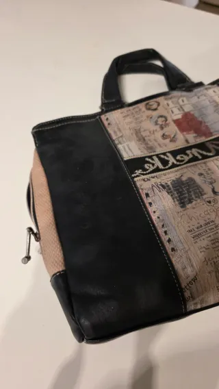 Maletín Anekke Original Negro Estilo Chicago