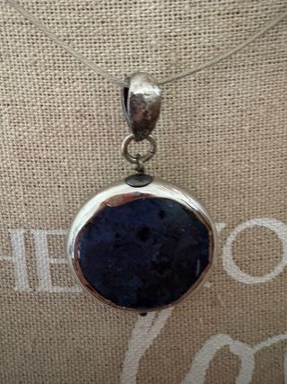 Ciondolo Sodalite Argento