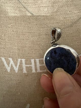 Ciondolo Sodalite Argento