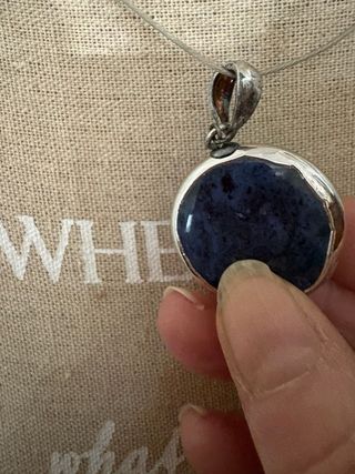 Ciondolo Sodalite Argento