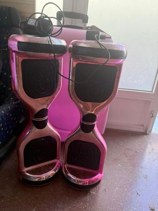 2 Hoverboards Eléctricos Rosados