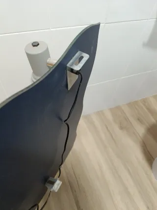 Espejo Baño Moderno con Luces y Repisa