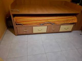 Habitación juvenil completa madera de cerezo